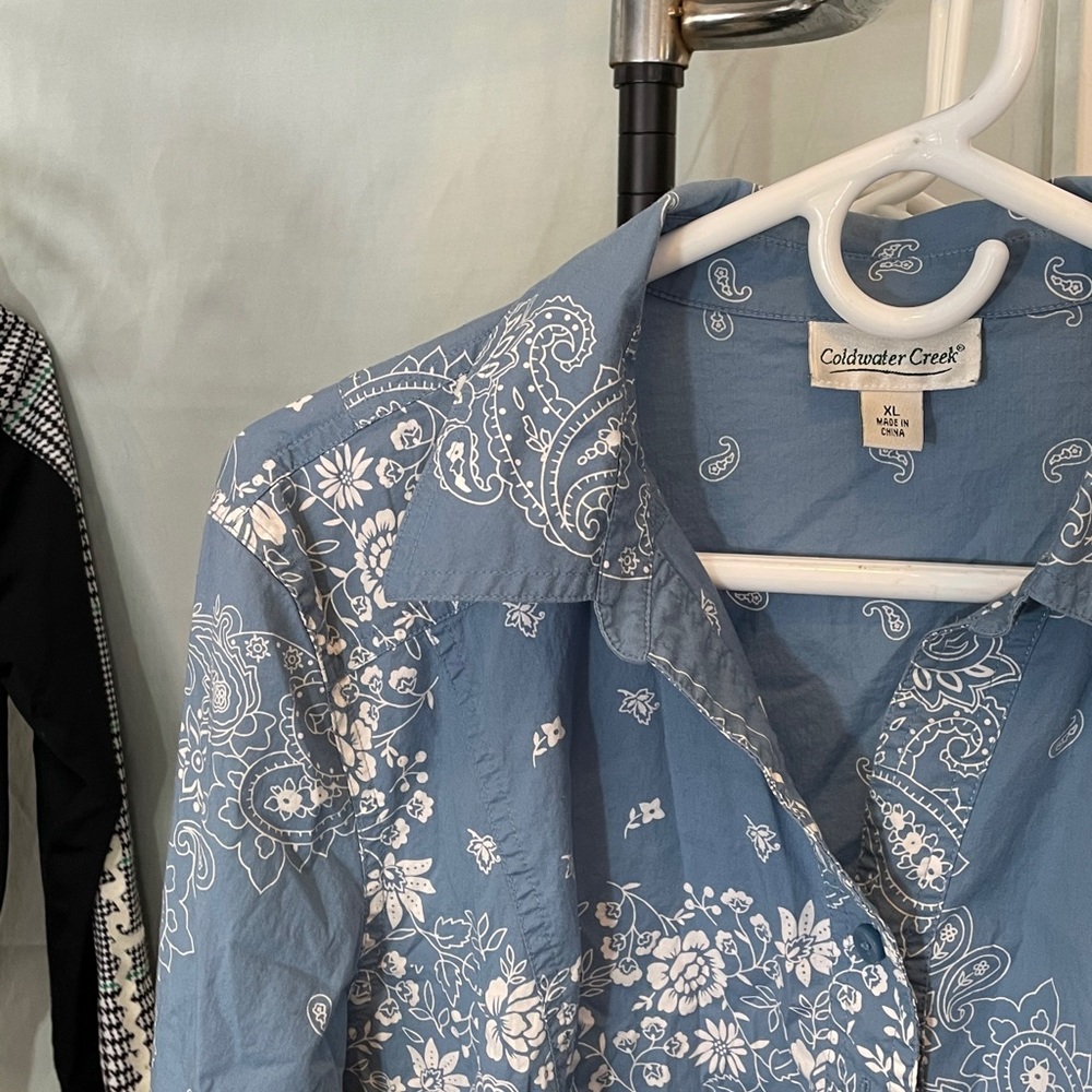 Floral Bandana Blouse